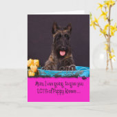 Lizenz Scottish-Terriers Licker Karte (Gelbe Blume)