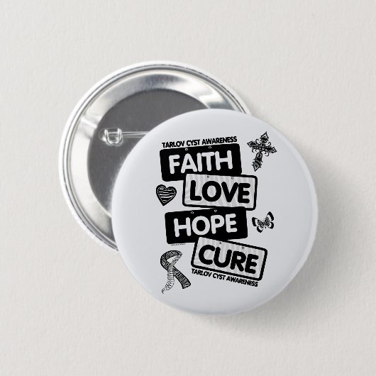 Lizenz-Teller...Tarlov Cyst Button (Vorne & Hinten)