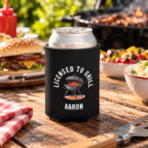 Lizenz zum Grillen Papa BBQ Familienzusammenkunfts
