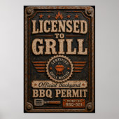 Lizenz zum Grillen Poster (Vorne)