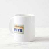 Lizenz zum Schreiben einer Coolen Author-Anweisung Kaffeetasse (Vorderseite Links)