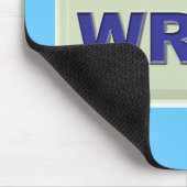 Lizenz zum Schreiben von Spaß Epic Autor Slogan Mousepad (Ecke)