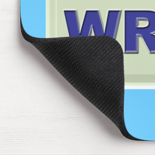 Lizenz zum Schreiben von Spaß Epic Autor Slogan Mousepad (Ecke)