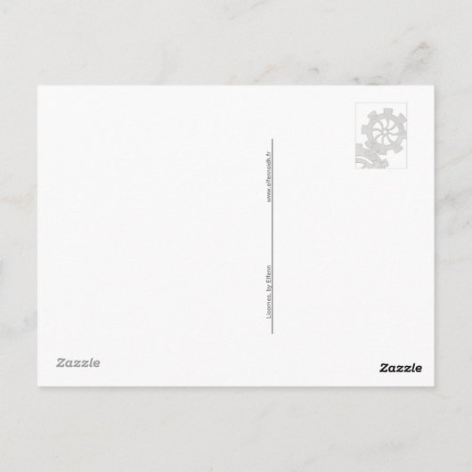 Lizenzen Postkarte (Rückseite)