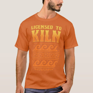 Lizenziert für die Töpferkunst der Töpferei-Kerami T-Shirt