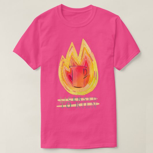 Lizenziert für Kiln Pottery T-Shirt (Design vorne)