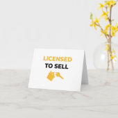 Lizenziert zum Verkauf 2 Karte (Gelbe Blume)