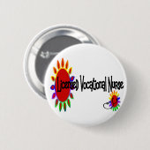 lizenzierte Berufsschwester Button (Vorne & Hinten)