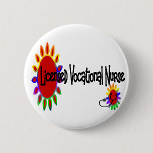 lizenzierte Berufsschwester Button