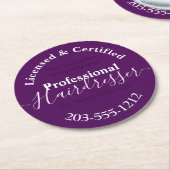 Lizenzierte Friseurwerbung HAMbWG Untersetzer (Angewinkelt)