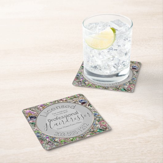 Lizenzierte Friseurwerbung HAMbWG Untersetzer (Vor Ort)