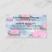 Lizenzierte Massage Therapy Services Visitenkarte (Vorderseite)