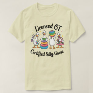 Lizenzierte OT-Gans   Zertifizierte alberne Gans B T-Shirt