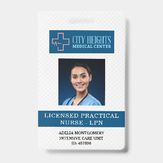 Lizenzierte Praxis Krankenschwester LPN Name Foto  Ausweis