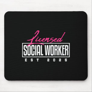 Lizenzierte Social Worker-Abschluss Lcsw Msw Maste Mousepad