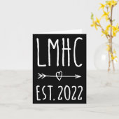 Lizenzierter Abschluss für psychische Gesundheit 2 Karte (Gelbe Blume)