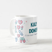 Lizenzierter Apotheker personalisierter Becher | S Kaffeetasse (Vorderseite Links)