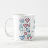 Lizenzierter Apotheker personalisierter Becher | S Kaffeetasse (Links)