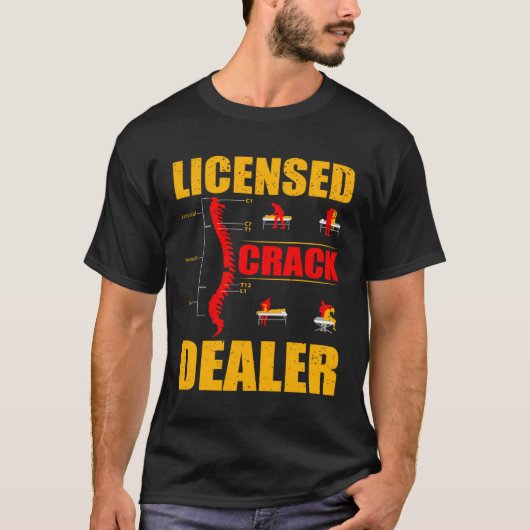 Lizenzierter Crack-Händler-Knotendoktor-Chiro T-Shirt (Vorderseite)