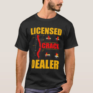 Lizenzierter Crack-Händler-Knotendoktor-Chiro T-Shirt