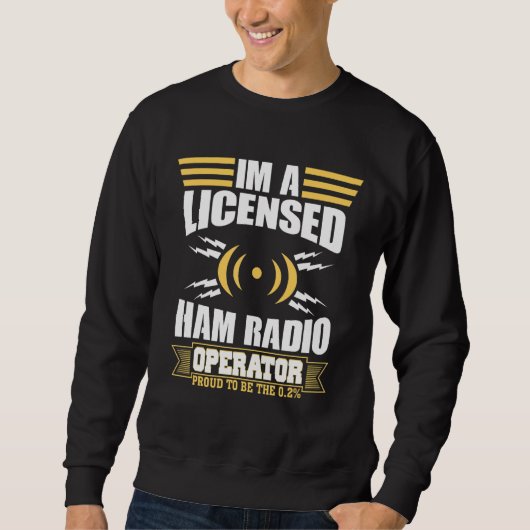 Lizenzierter Ham-Funksender Sweatshirt (Vorderseite)