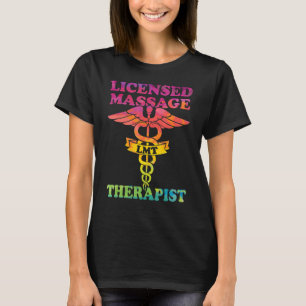 Lizenzierter Massagetherapeut LMT Wasserfarbe Vint T-Shirt