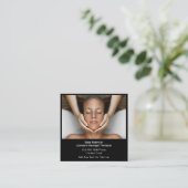 Lizenzierter Massagetherapeut Quadratische Visitenkarte (Stehend Vorderseite)