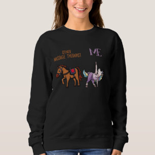 Lizenzierter Masseur Therapie Einhorn Andere M Sweatshirt