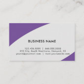 Lizenzierter Minimalismus für Krankenschwestern mi Visitenkarte (Rückseite)