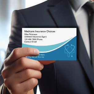 Lizenzierter Versicherungsvertreter für Medicare K Visitenkarte
