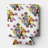 Lizenzierung Allerlei Sorten Süßwaren Süßigkeiten Dosenkühler (Rückseite)