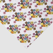 Lizenzierung Allerlei Sorten Süßwaren Süßigkeiten Seidenpapier (Ausschnitt)