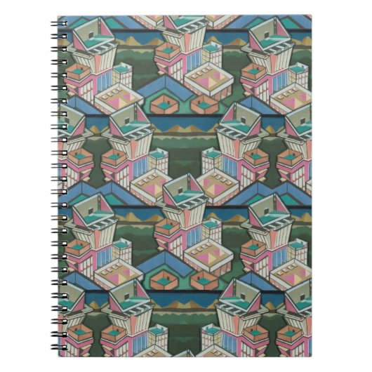 Lizenzierung für 3D-Collage in Wildleder Notizblock (Vorderseite)