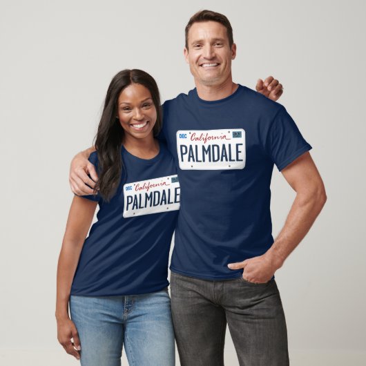 Lizenzplatte Palmdale California T Shirt (Unisex)