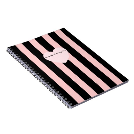 Lizenzstreifen-Notebook Notizblock (Rechte Seite)