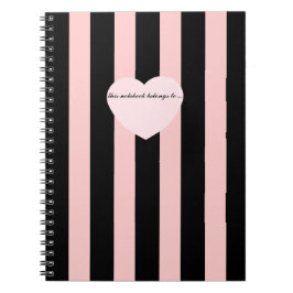 Lizenzstreifen-Notebook Notizblock
