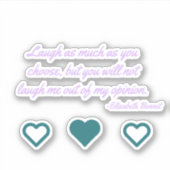 Lizzie Bennet Laptop Sticker (Vorderseite)