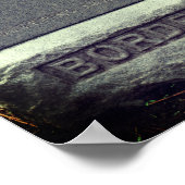 Lizzie Borden Dog Headstone Poster (Ecke)