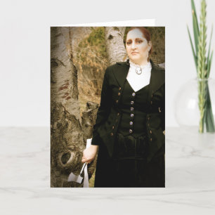 Lizzie Borden Geburtstagskarte Karte