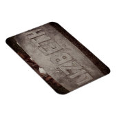 Lizzie Borden Grave Marker - Fall River, MA Magnet (Rechte Seite)