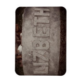 Lizzie Borden Grave Marker - Fall River, MA Magnet (Vertikal)