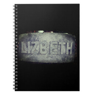 Lizzie Borden Grave Marker - Fall River, MA Notizblock