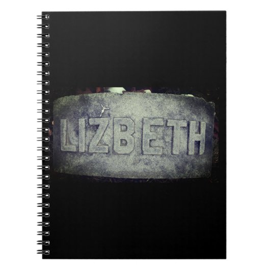 Lizzie Borden Grave Marker - Fall River, MA Notizblock (Vorderseite)