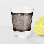 Lizzie Borden Grave Marker - Fall River, MA Schnapsglas (Vorderseite)