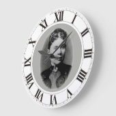 Lizzie Borden Große Wanduhr (Winkel)