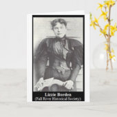 lizzie Borden Karte (Gelbe Blume)