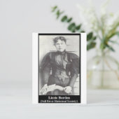 Lizzie Borden Postkarte (Stehend Vorderseite)