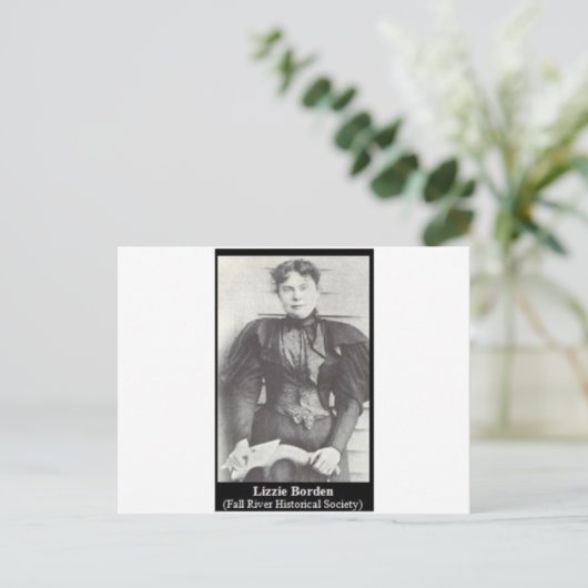 Lizzie Borden Postkarte (Stehend Vorderseite)