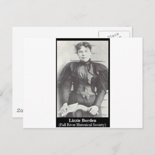 Lizzie Borden Postkarte (Vorne/Hinten)
