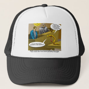 Lizzie Borden-Prozess Lustige Cartoon-Geschenke Truckerkappe